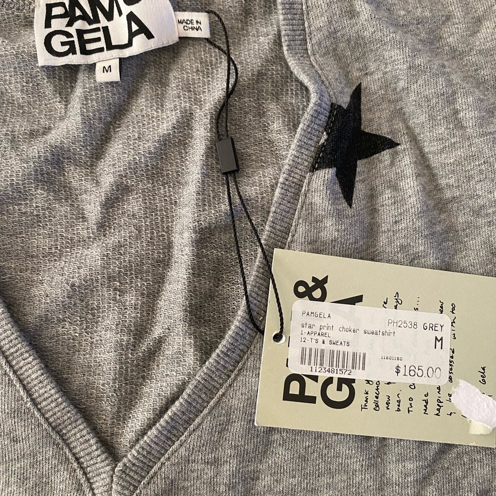 COPY - Pam and Gela star print sweatshirt new with tags